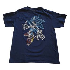 Sonic The Hedgehog T-Shirt Medium Youth